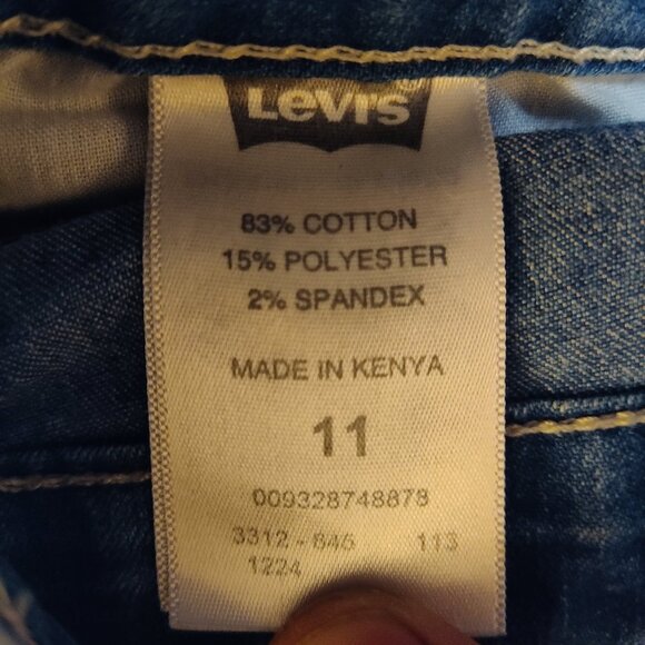 Levi’s Shorty Short cutoff jean shorts Size 11 - Picture 7 of 7